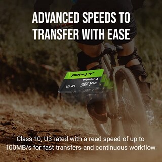 Foto 3 | Tarjeta De Memoria Pny Premier-x Microsdxc De 64 Gb, Clase 10 U3 V30, Paquete De 5 - Venta Internacional.