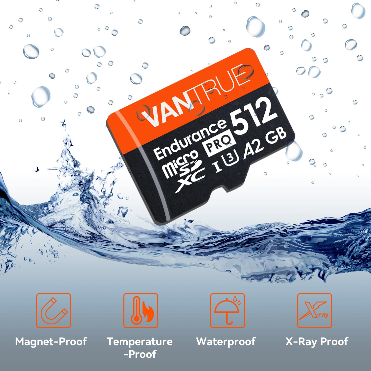 Foto 4 pulgar | Tarjeta Sd Vantrue De 512 Gb Microsdxc Uhs-i U3 4k Uhd Con Adaptador - Venta Internacional.