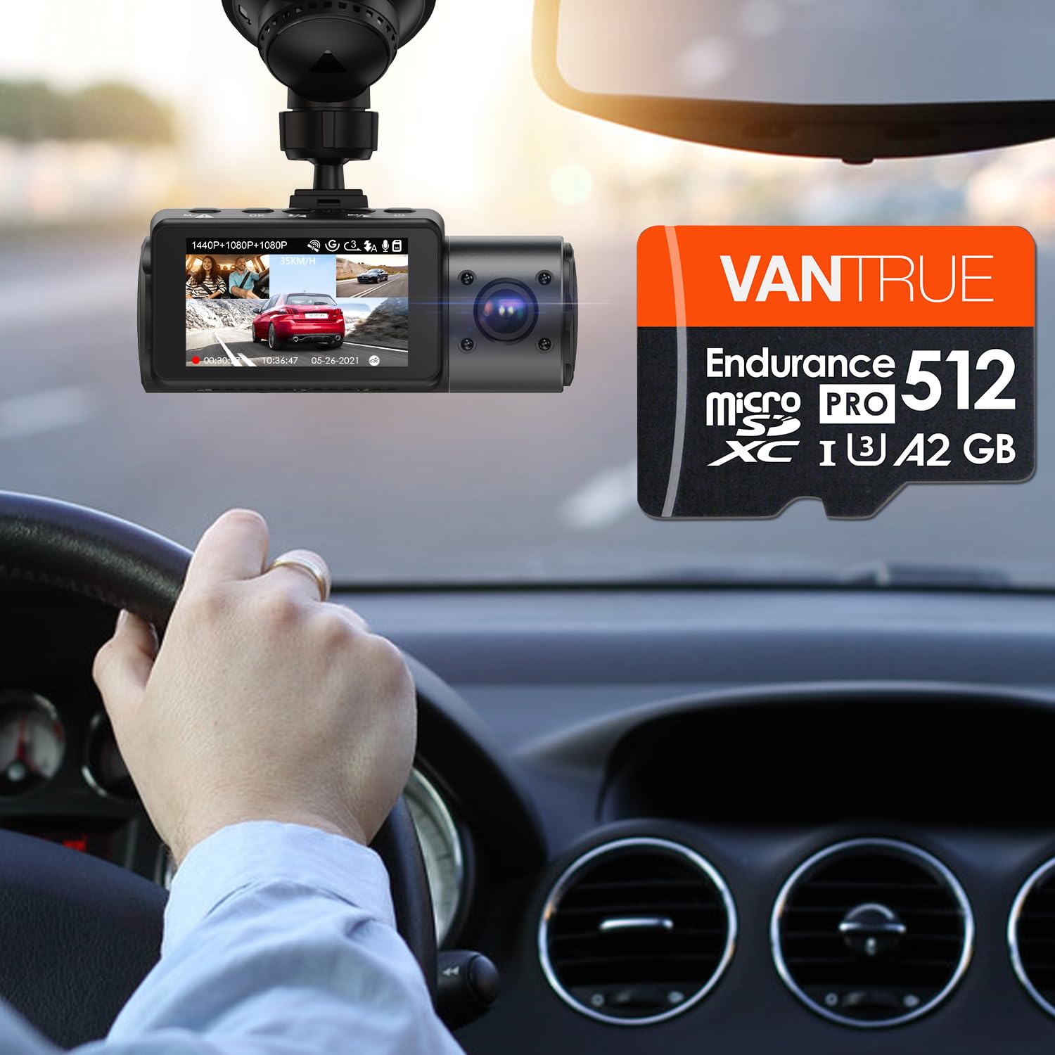 Foto 8 pulgar | Tarjeta Sd Vantrue De 512 Gb Microsdxc Uhs-i U3 4k Uhd Con Adaptador - Venta Internacional.