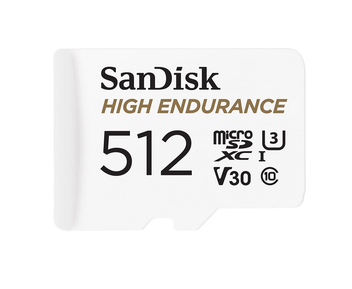 Foto 2 pulgar | Tarjeta Microsdxc Sandisk High Endurance Video 512gb C10 U3 V30 - Venta Internacional.