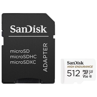 Foto 2 | Tarjeta Microsdxc Sandisk High Endurance Video 512gb C10 U3 V30 - Venta Internacional.