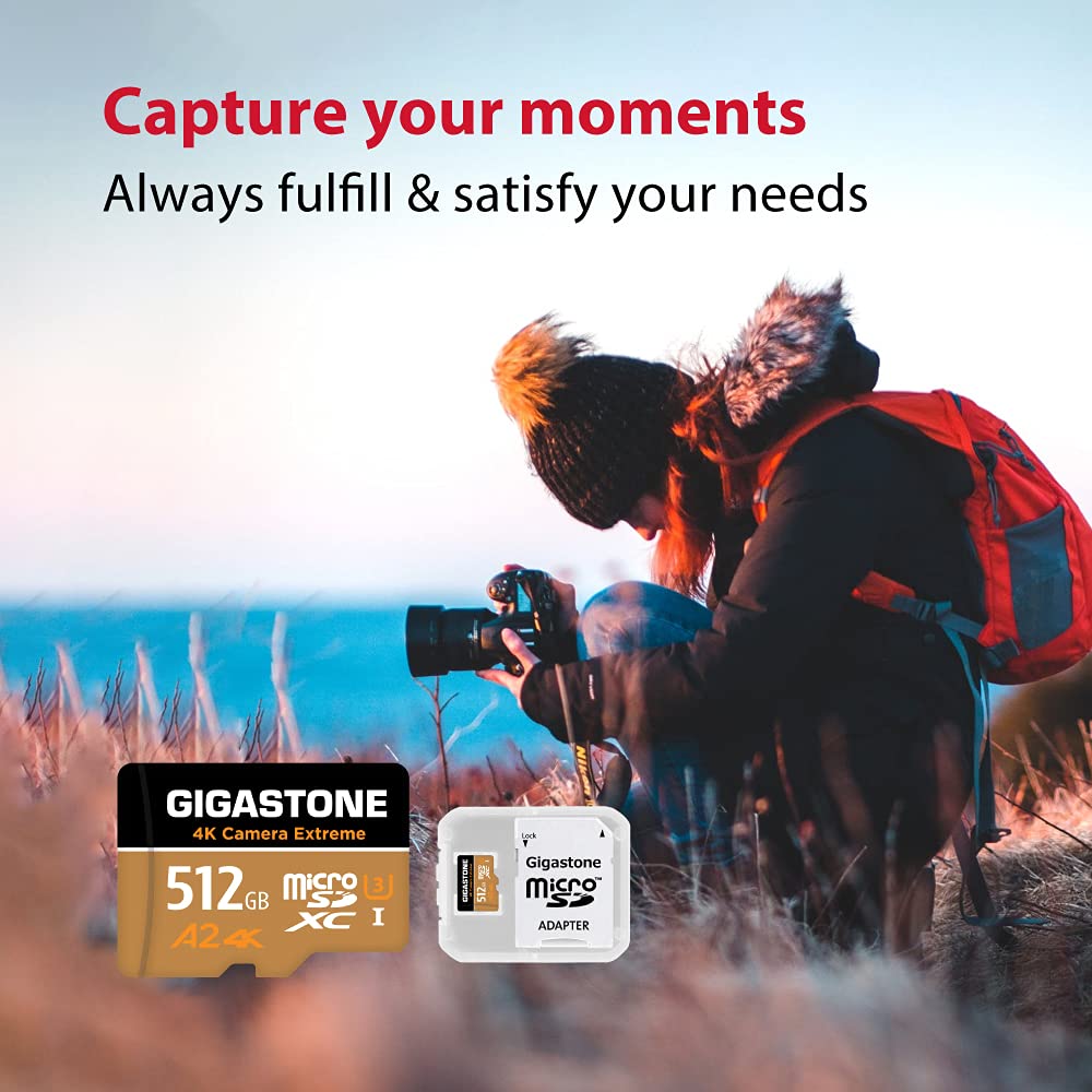 Foto 7 pulgar | [tarjeta De Memoria] Tarjeta Micro Sd Gigastone De 512 Gb Para Gopro, Dji, Uhd - Venta Internacional.