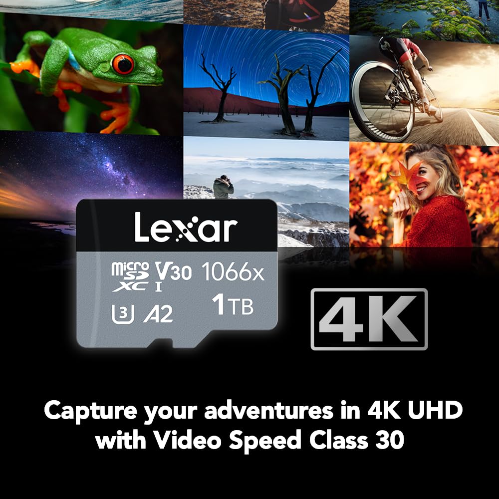 Foto 4 | Tarjeta Micro Sd Lexar Professional 1tb 1066x Uhs-i U3 V30 A2 - Venta Internacional.