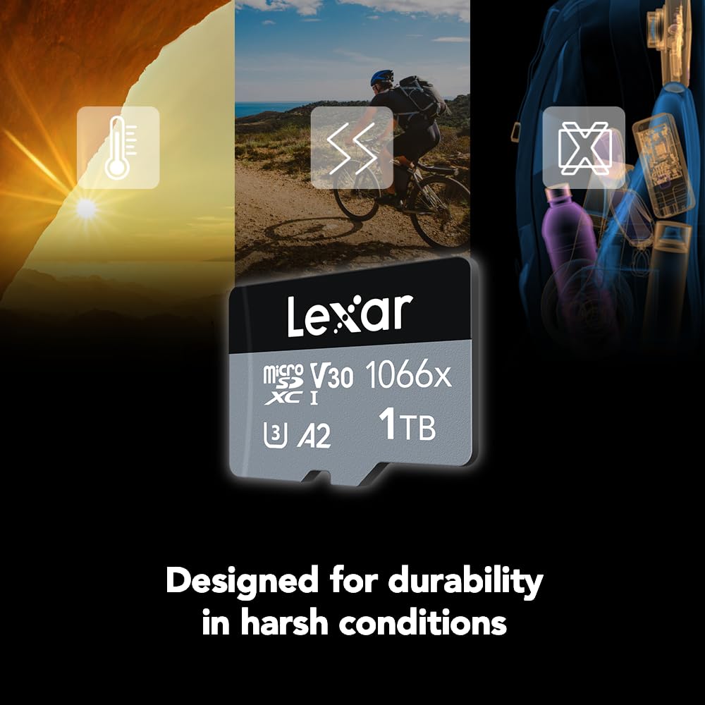 Foto 5 | Tarjeta Micro Sd Lexar Professional 1tb 1066x Uhs-i U3 V30 A2 - Venta Internacional.