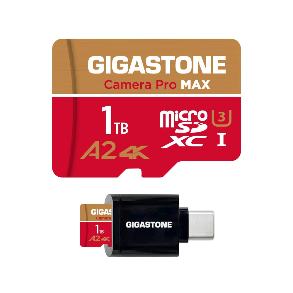 Foto 2 pulgar | Tarjeta Micro Sd Gigastone De 1 Tb Con Lector De Tarjetas Usb 3.2 Tipo C - Venta Internacional.