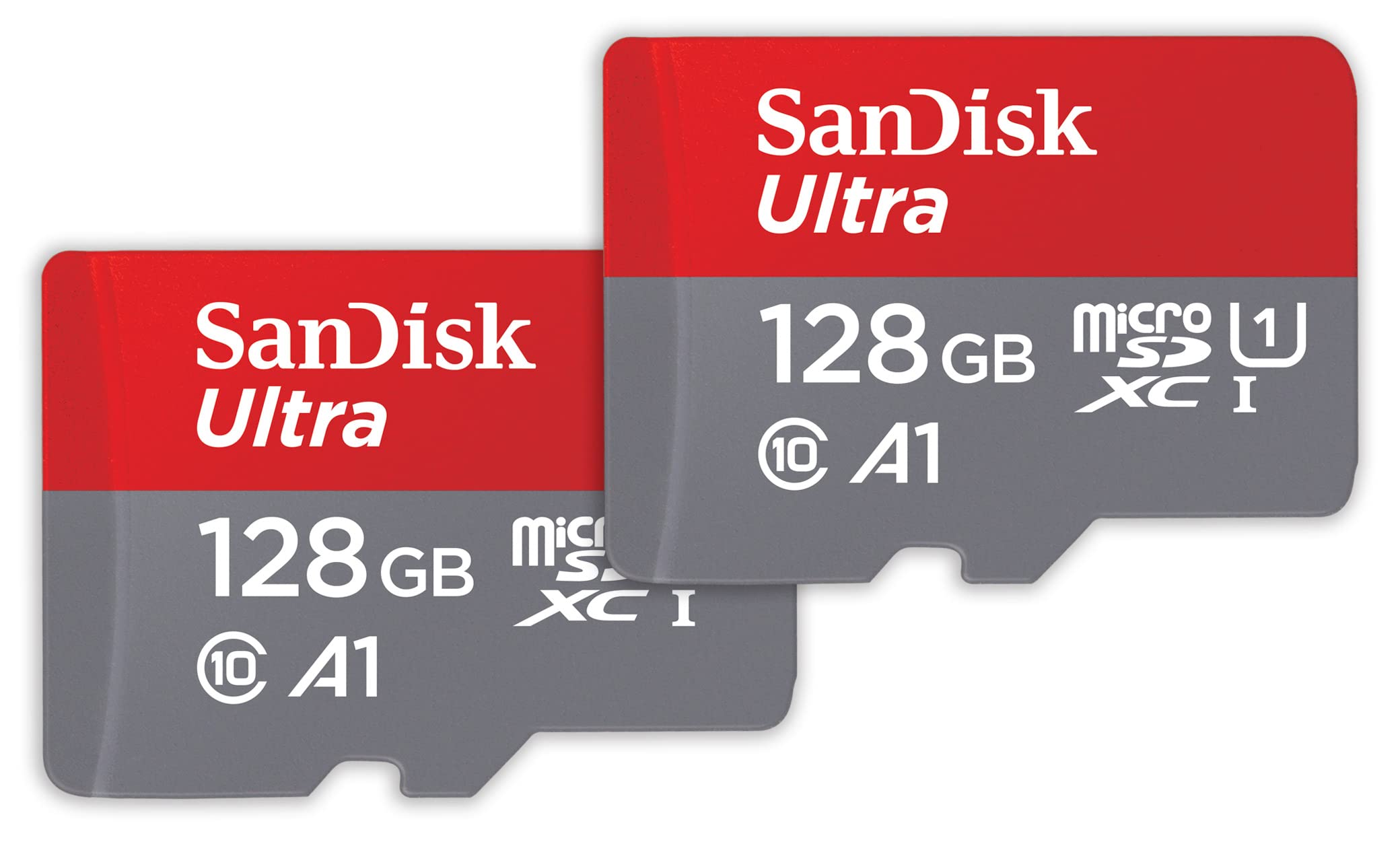 Foto 2 pulgar | Tarjeta de Memoria Sandisk Ultra Microsdxc de 128 Gb Paquete de 2 con Adaptador - Venta Internacional