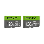 Tarjeta De Memoria Pny Elite Microsdxc 128gb Class 10 U1 - 100mb/s - Venta Internacional.