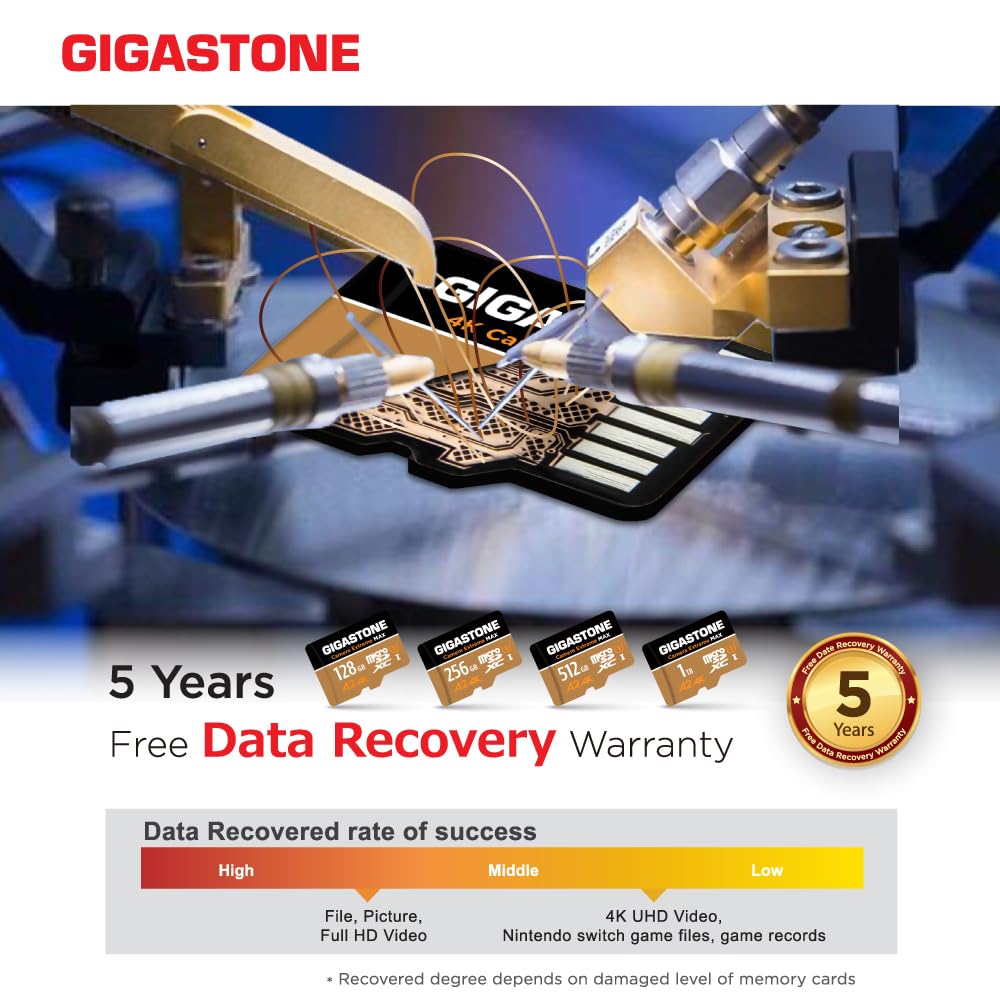 Foto 7 | [tarjeta De Memoria] Tarjeta Micro Sd Gigastone De 1 Tb, Cámara 4k Extreme - Venta Internacional.