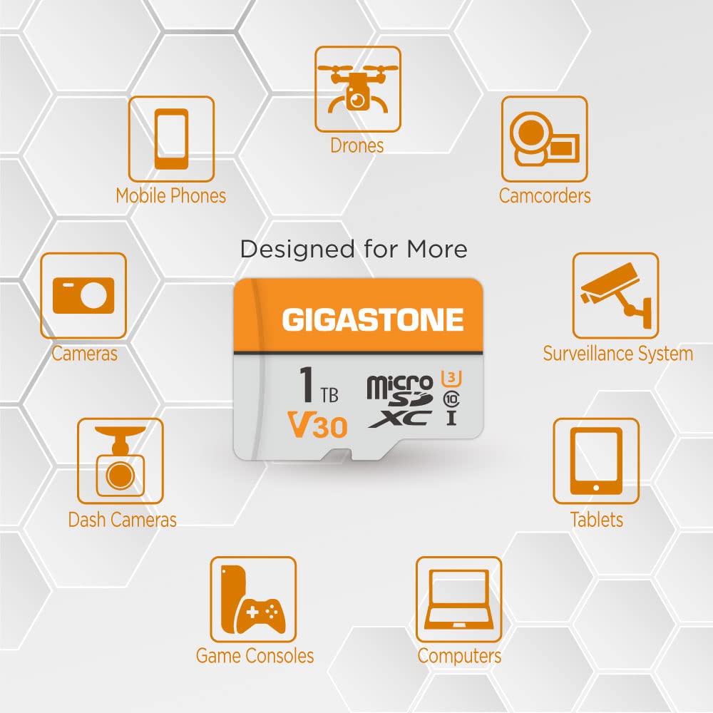 Foto 3 | Tarjeta Micro Sd Gigastone De 1 Tb, Paquete De 2, 4k Video Pro, 140 Mb/s - Venta Internacional.