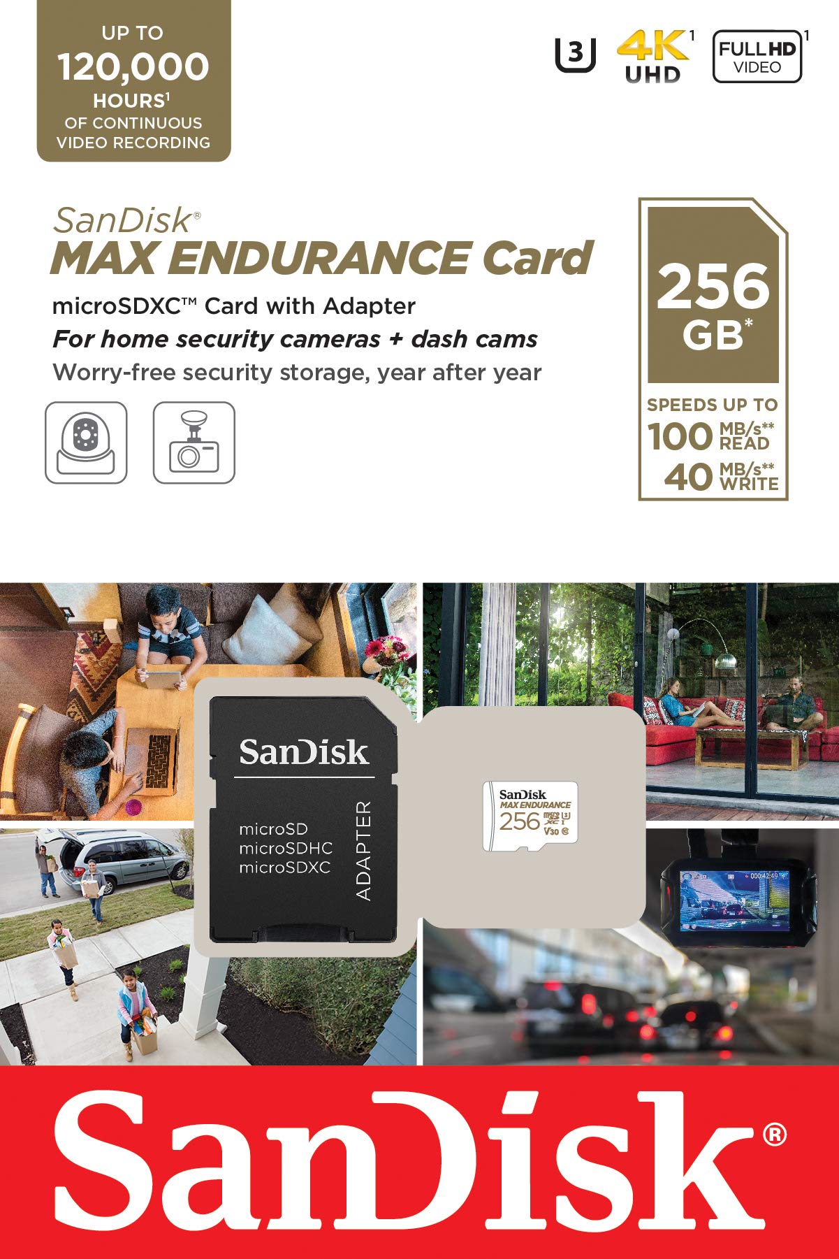 Foto 5 | Tarjeta de Memoria Sandisk Max Endurance Microsdxc 256 gb - Venta Internacional