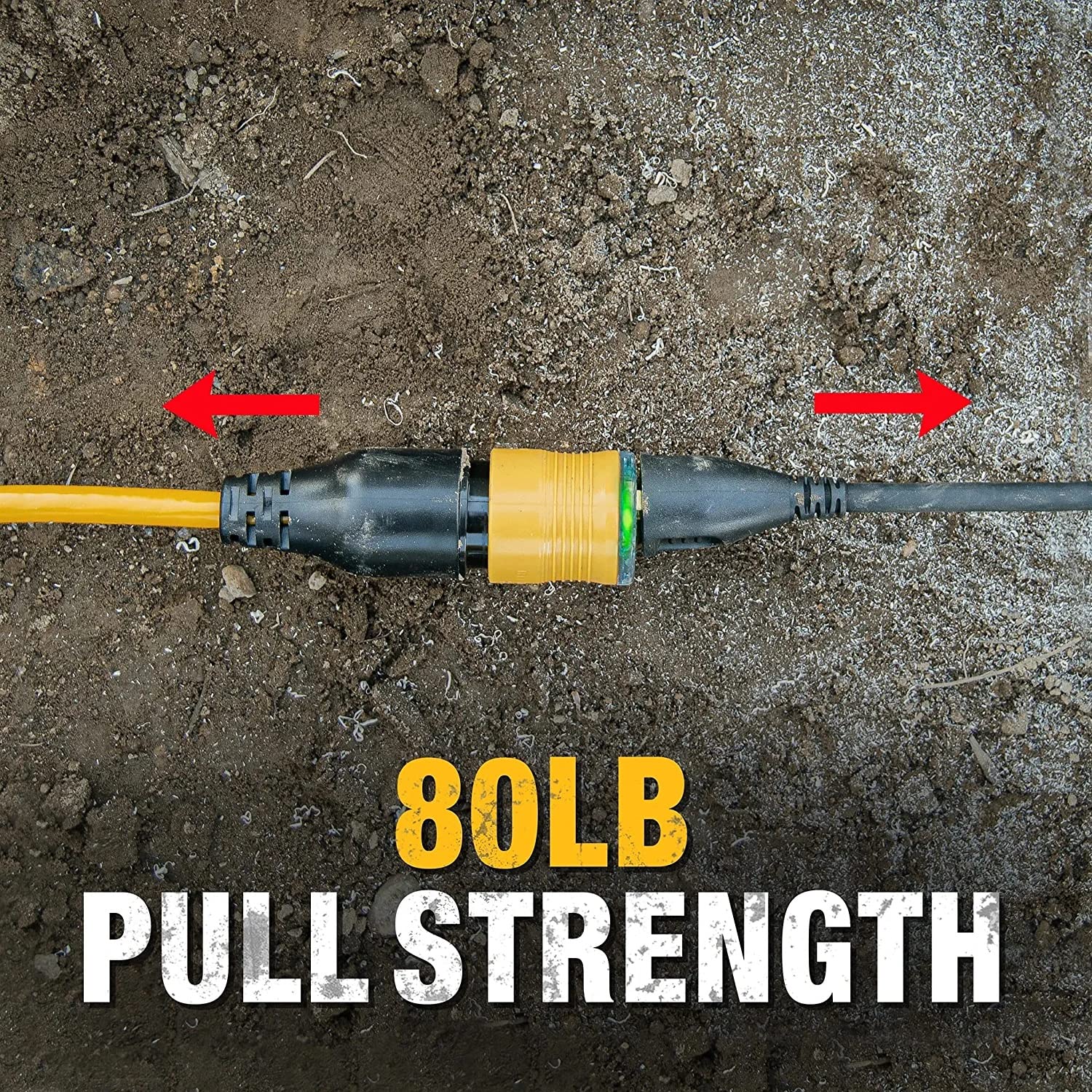 Foto 3 pulgar | Cable De Extensión Dewalt De 25 Pies/7,6 M 10/3 Sjtw Heavy Duty Outdoor - Venta Internacional.