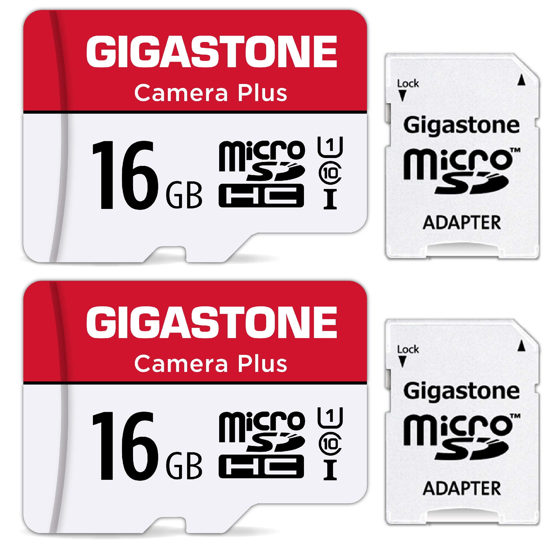 Foto 2 pulgar | Tarjeta De Memoria Gigastone Camera Plus De 16 Gb, Paquete De 2 Unidades, U1 C10 - Venta Internacional.