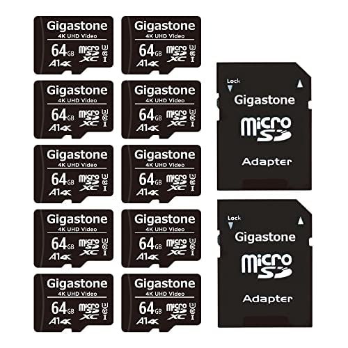 Foto 8 pulgar | Tarjeta Micro Sd Gigastone De 64 Gb, Paquete De 10 Unidades, Vídeo 4k Uhd, 90 Mb/s - Venta Internacional.