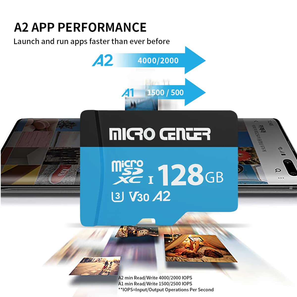 Foto 4 | Tarjeta Micro Sd Inland Micro Center Performance 128 Gb A2 - Venta Internacional.
