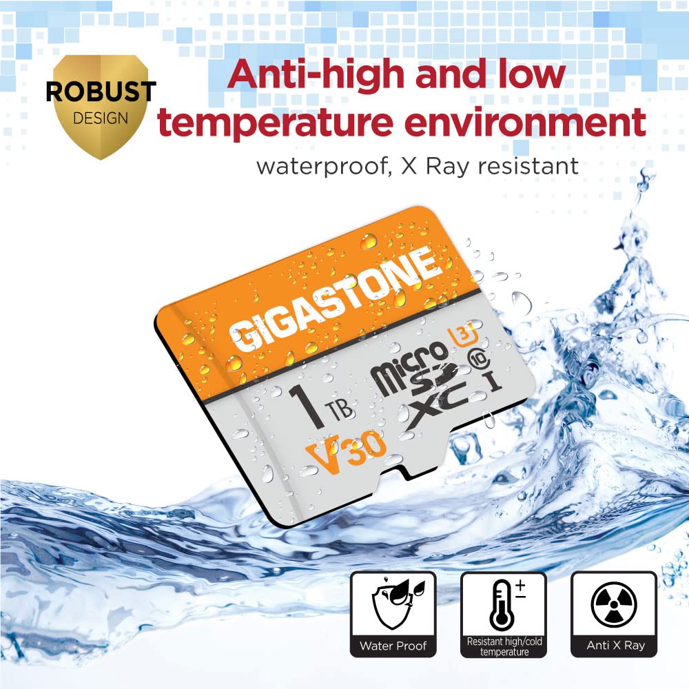 Foto 6 pulgar | Tarjeta Micro Sd Gigastone 4k Video Pro 140 Mb/s Uhs-i V30 De 1 Tb - Venta Internacional.