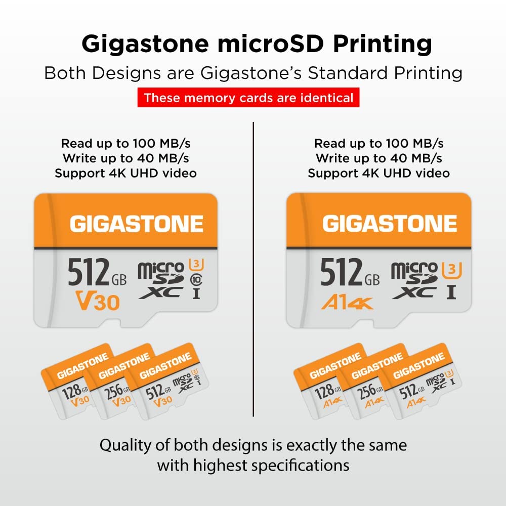 Foto 4 pulgar | Tarjeta Micro Sd Gigastone 512gb Para Cámara De Vigilancia Gopro - Venta Internacional.