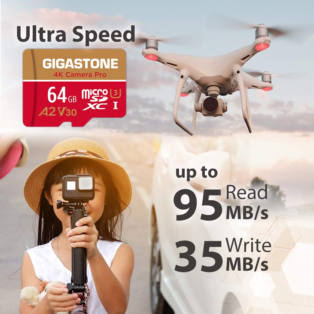 Foto 3 pulgar | [tarjeta De Memoria] Tarjeta Micro Sd Gigastone De 64 Gb, Vídeo 4k Uhd - Venta Internacional.