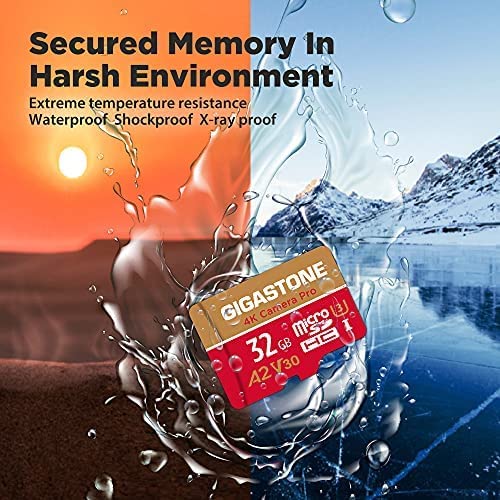 Foto 6 pulgar | Tarjeta Micro Sd Gigastone 32 Gb, Paquete De 2 Unidades, 4k Camera Pro 95 Mb/s - Venta Internacional.