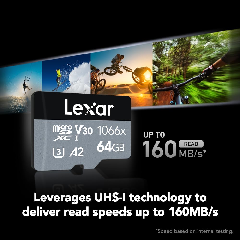 Foto 4 pulgar | Tarjeta Micro Sd Lexar Professional 64 Gb 1066x Uhs-i, U3, V30 - Venta Internacional.