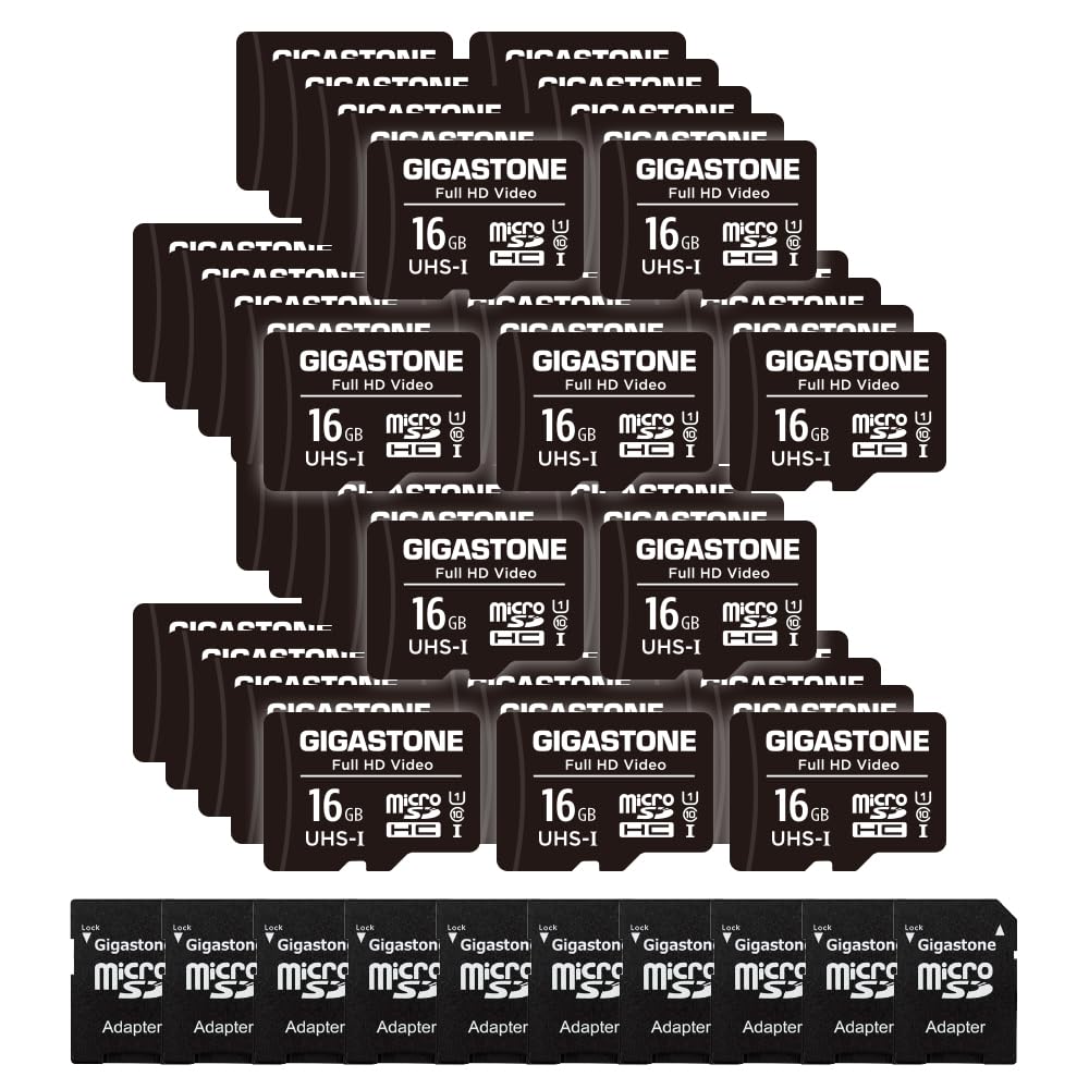 Tarjeta Micro Sd Gigastone De 16 Gb, Paquete De 50 Unidades, Vídeo Fhd, 85 Mb/s - Venta Internacional.