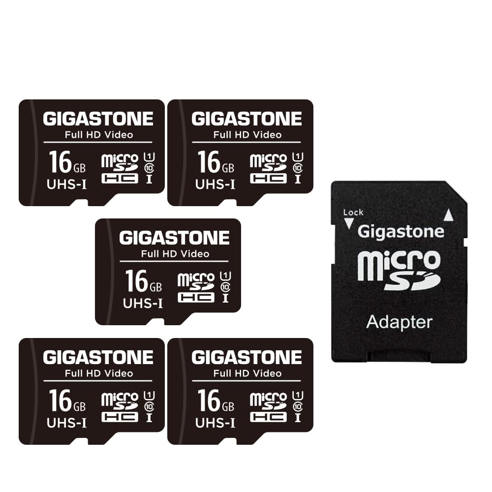 Foto 2 pulgar | Tarjeta Micro Sd Gigastone De 16 Gb, Paquete De 5 Unidades, Vídeo Fhd, 85 Mb/s - Venta Internacional.
