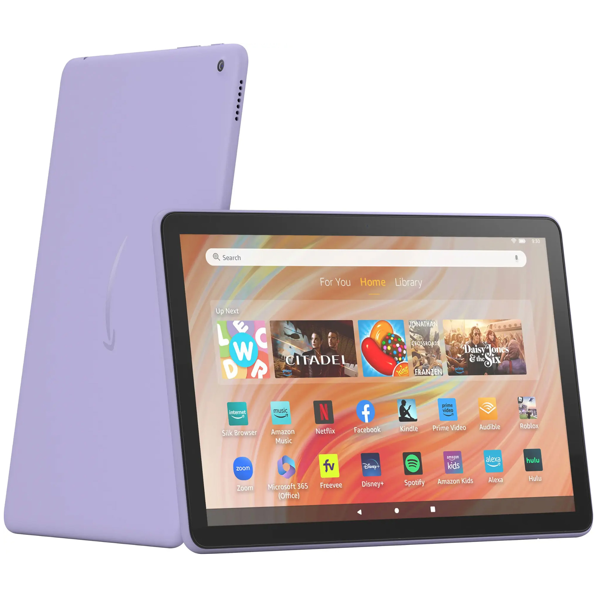 Foto 3 pulgar | Tablet Amazon Fire Hd 10 10.1 32gb Wifi Lila Con Tarjeta De 256gb - Venta Internacional.