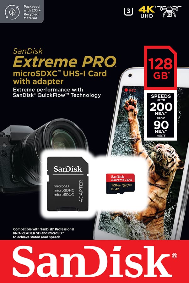 Foto 6 pulgar | Tarjeta de Memoria Sandisk Extreme Pro Sdsqxcd-128g-gn6ma 128gb - Venta Internacional