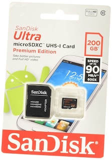 Foto 1 | Tarjeta de Memoria Sandisk Ultra 200 Gb Micro Sdxc - Venta Internacional