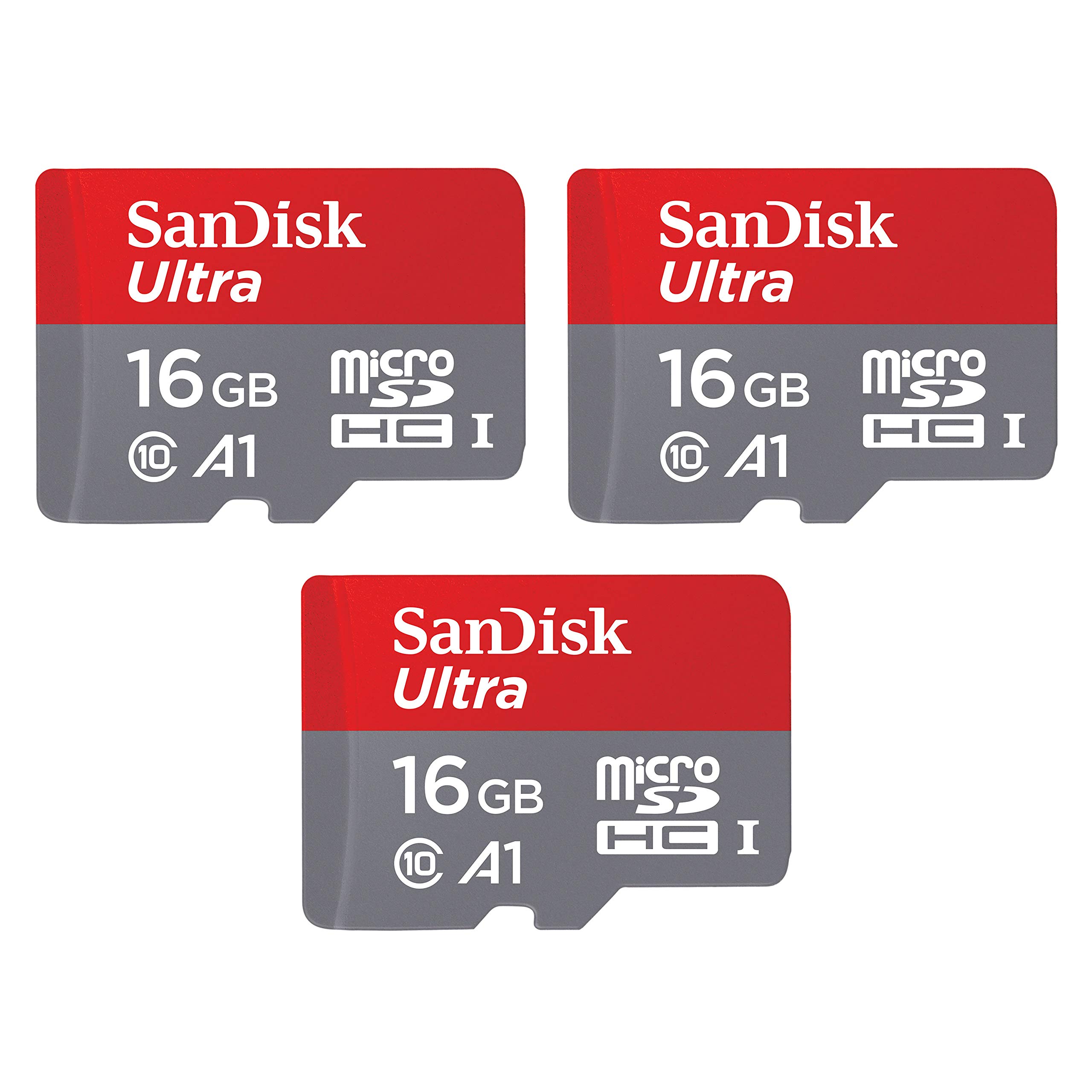 Foto 2 pulgar | Tarjeta de Memoria Sandisk Ultra Microsdhc Uhs-i De 16 Gb (3 X 16 Gb) - Venta Internacional