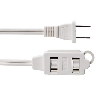 Foto 3 | Cable de Extensión Power Strip de 3 Pies y 2 Puntas Paquete de 2 - Venta Internacional