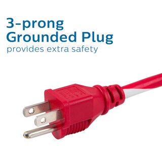 Foto 3 | Cable De Extensión Philips Outdoor 25 Pies 125 V 13 A 1625 W Rojo/blanco - Venta Internacional.