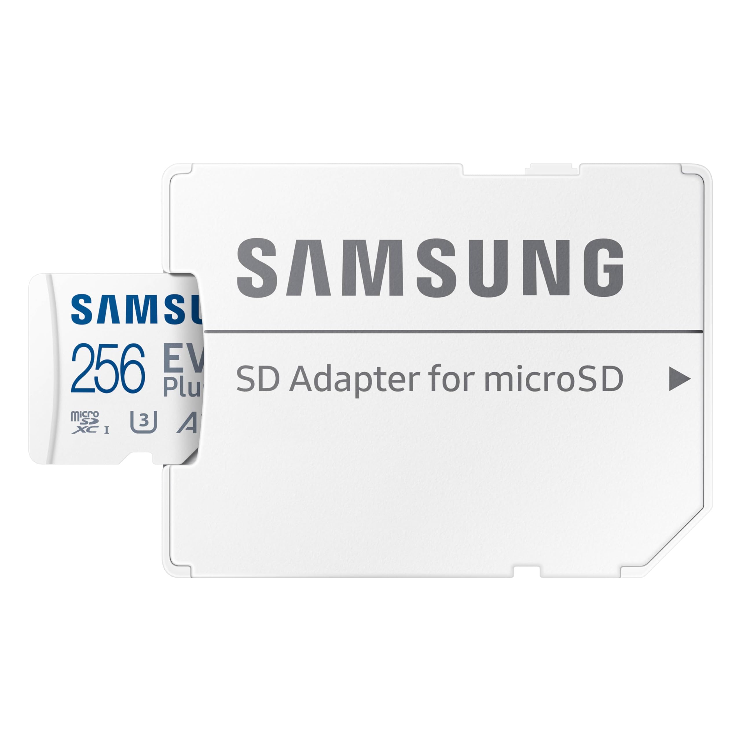 Foto 2 | Tarjeta De Memoria Samsung Evo Plus Microsd 256gb Con Adaptador - Venta Internacional.