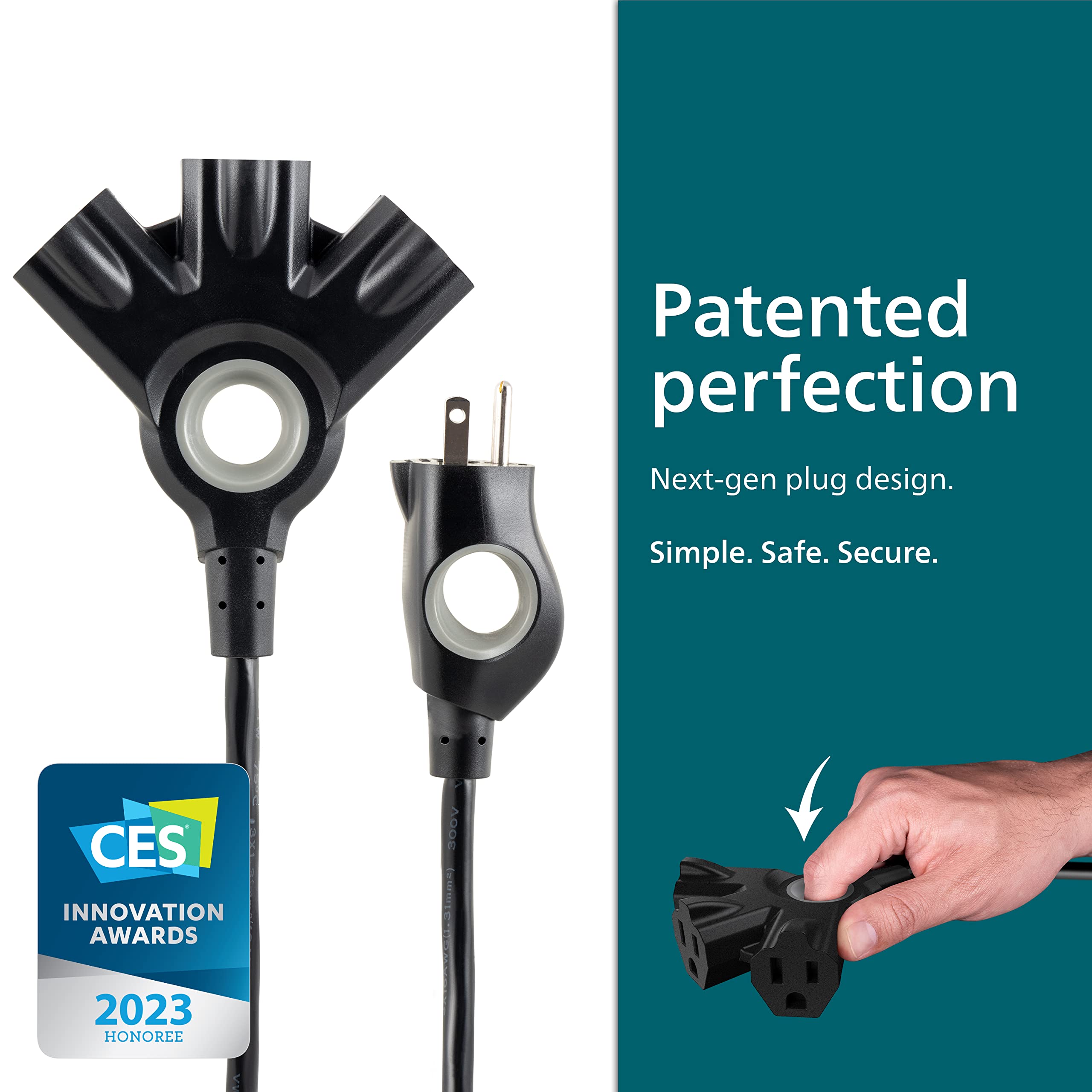 Foto 2 | Cable De Extensión Philips Ezgrip Spc3253zb/37-t1 25 Pies 16 Awg - Venta Internacional.