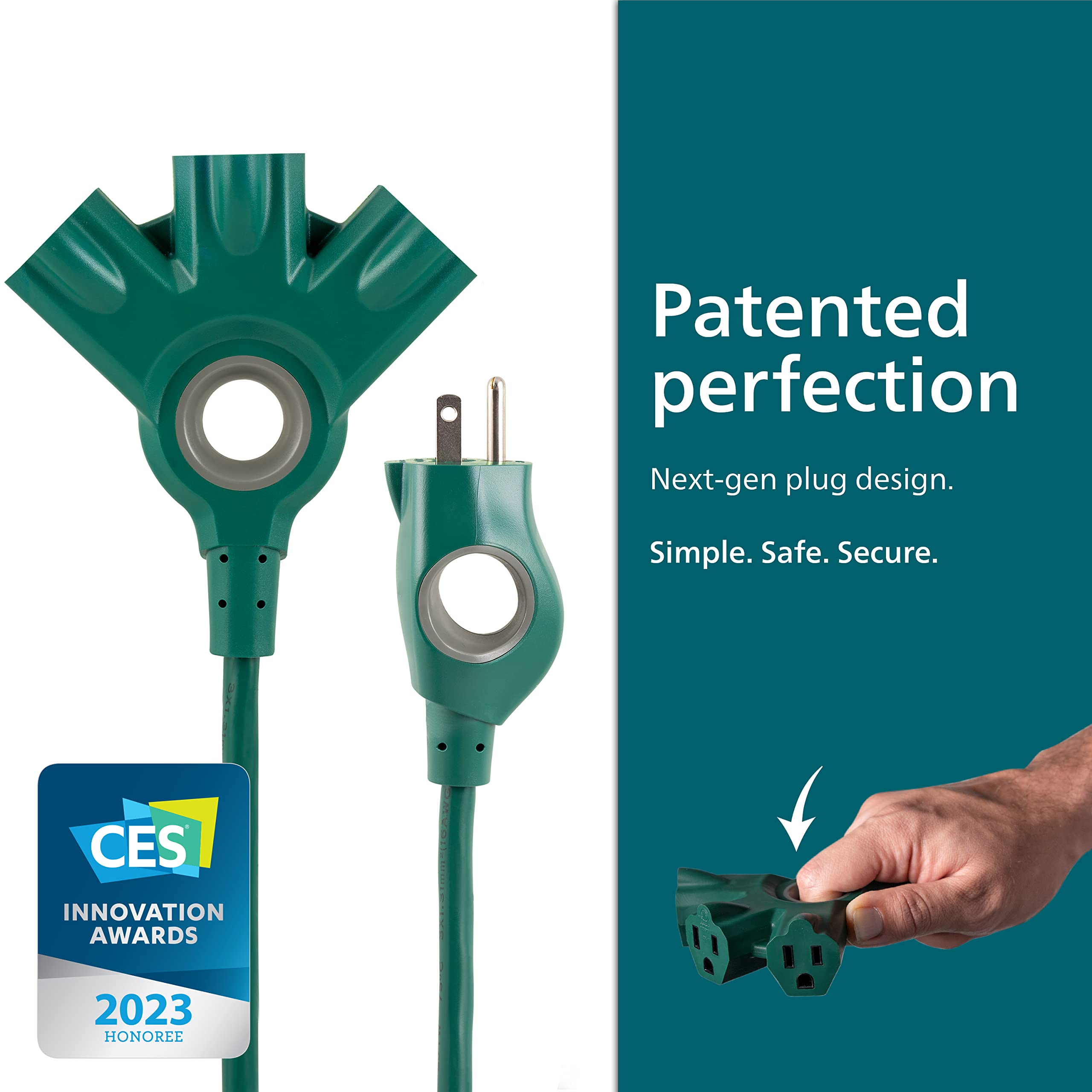 Foto 2 | Cable De Extensión Philips Ezgrip Spc6253zg/37-t1 25 Pies 16 Awg - Venta Internacional.