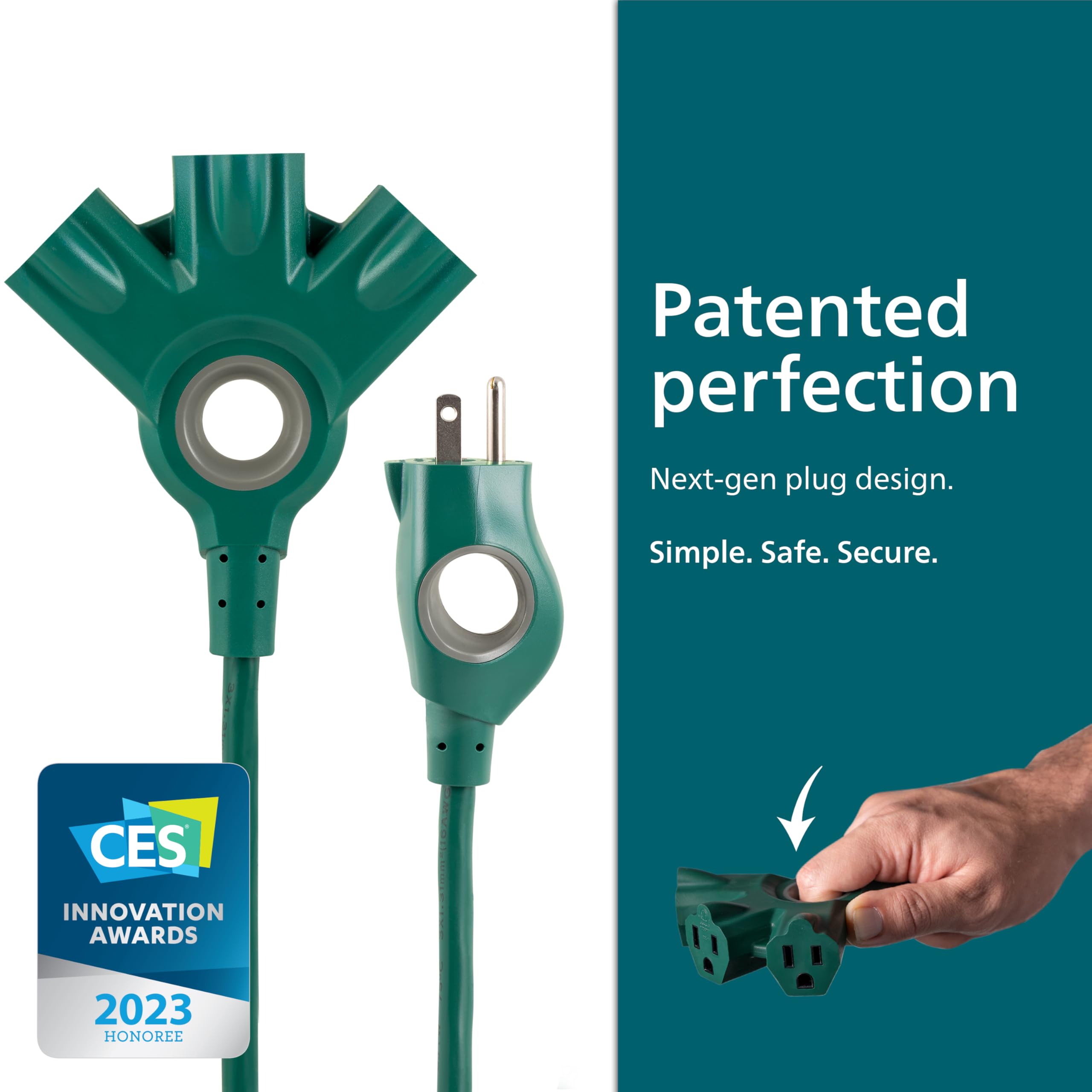 Foto 2 | Cable De Extensión Philips Ezgrip Spc3503zg/37-t1 15 M 16 Awg - Venta Internacional.
