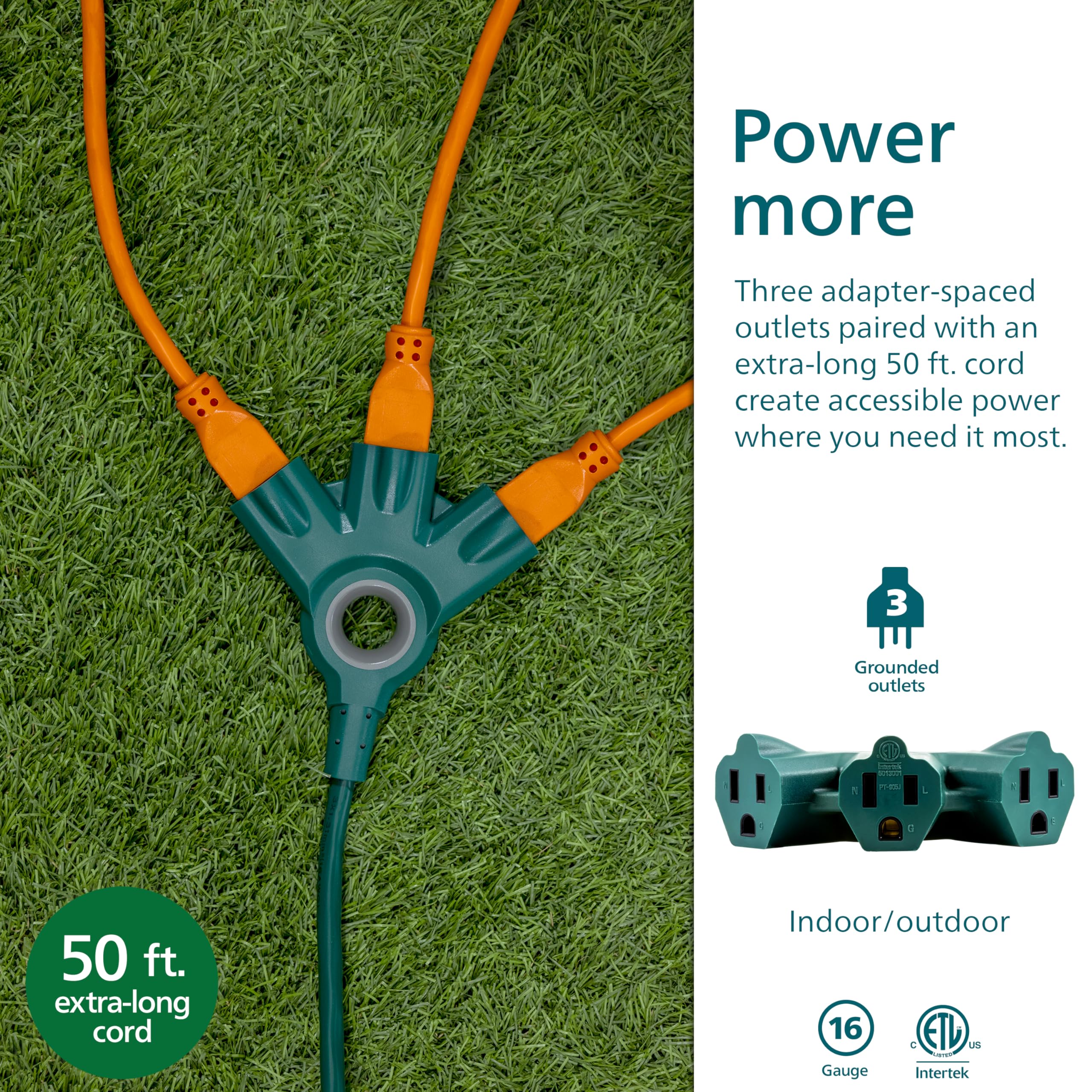 Foto 4 pulgar | Cable De Extensión Philips Ezgrip Spc3503zg/37-t1 15 M 16 Awg - Venta Internacional.