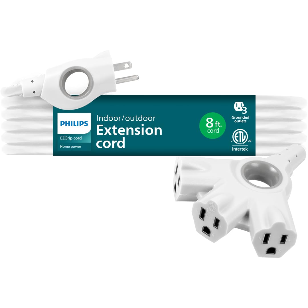Foto 1 | Cable De Extensión Philips Ezgrip Spc3183ezt1/37 8 Pies 16 Awg - Venta Internacional.