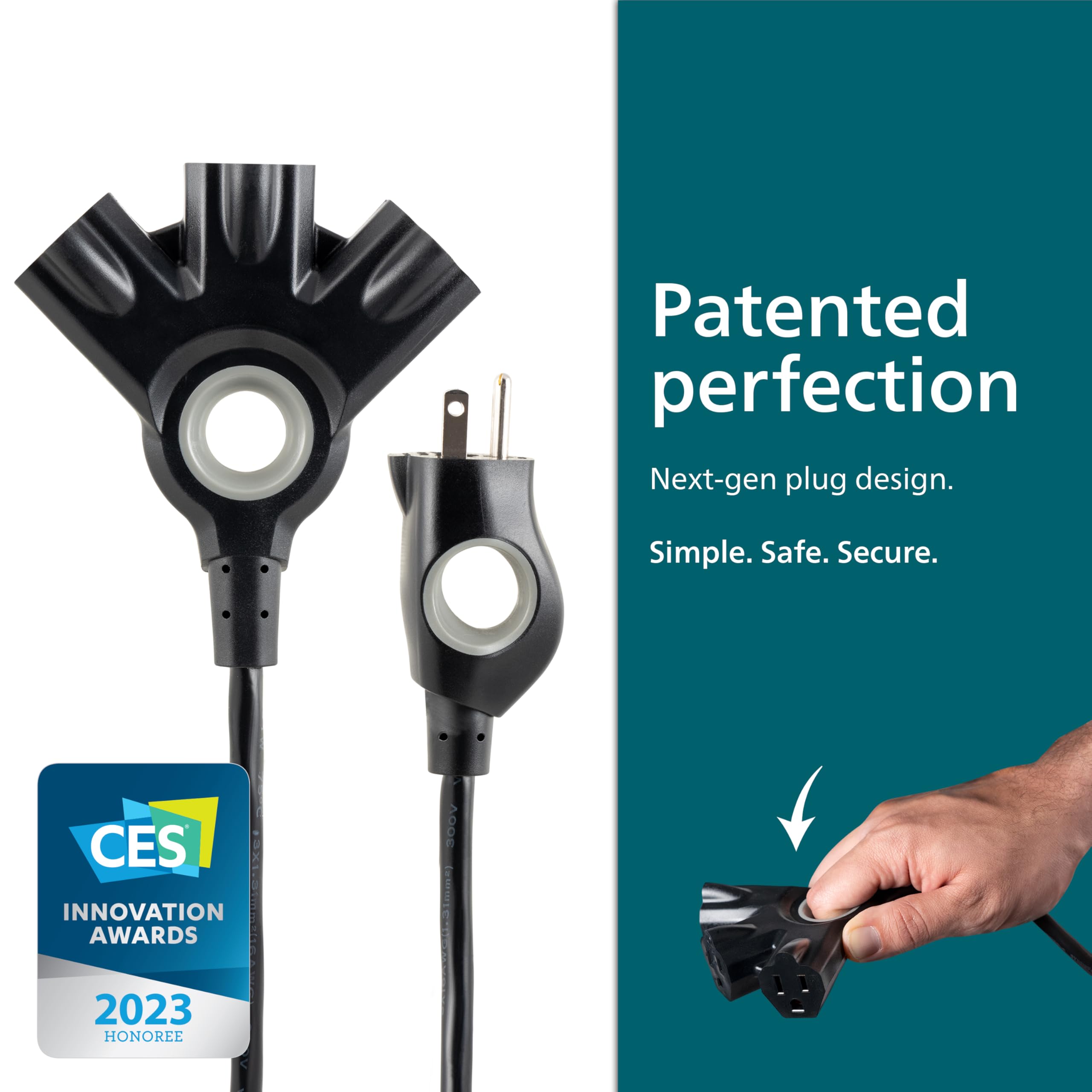 Foto 2 | Cable De Extensión Philips Ezgrip Spc3503zb/37-t1 15 M 16 Awg - Venta Internacional.