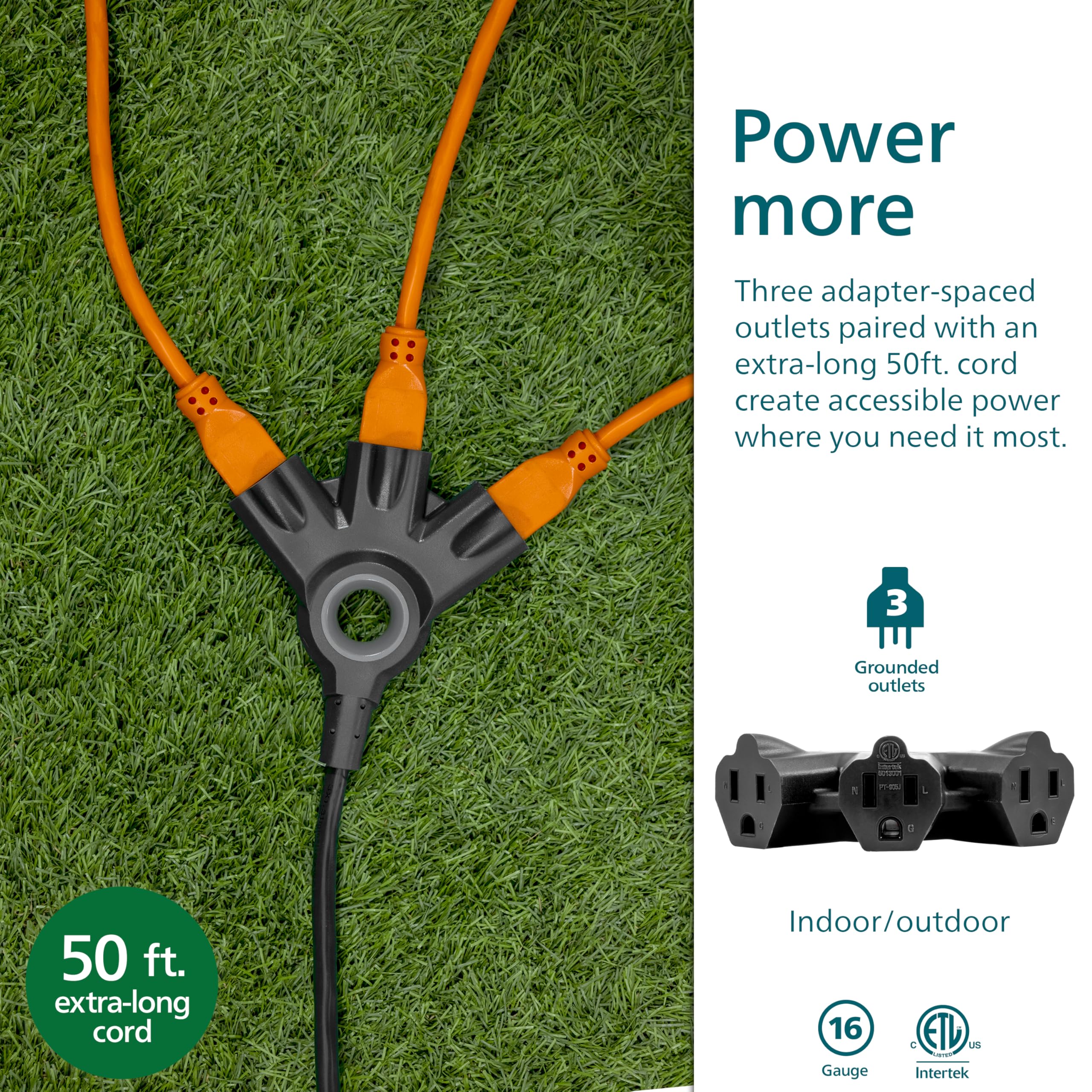 Foto 5 pulgar | Cable De Extensión Philips Ezgrip Spc3503zb/37-t1 15 M 16 Awg - Venta Internacional.