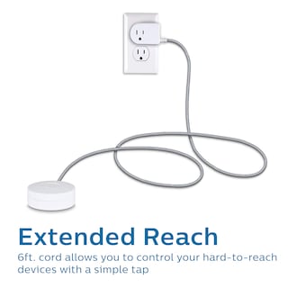 Foto 3 | Cable de Alimentación Philips Sps1611wa/37 De 6 Pies Con Interruptor De Encendido/apagado Blanco - Venta Internacional