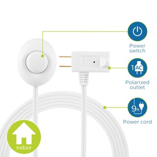 Foto 2 | Cable de Extensión Philips Plug-in Footswitch De 9 Pies Y 1 Toma - Venta Internacional
