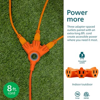Foto 3 | Cable De Extensión Philips Ezgrip Spc3083zo/37-t1 8 Pies 16 Awg Verde - Venta Internacional.