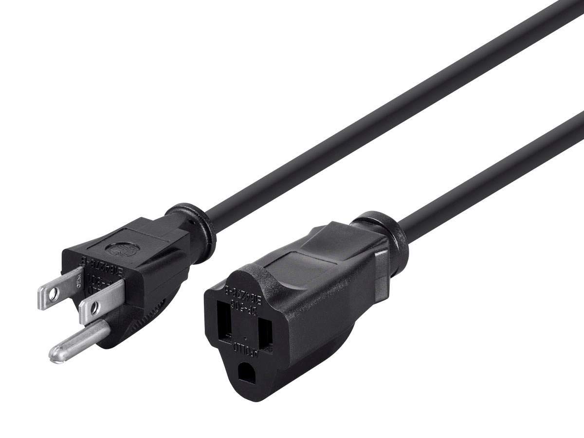 Cable De Extensión Monoprice De 3 Puntas Nema 5-15p A Nema 5-15r - Venta Internacional.