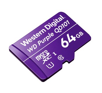 Foto 2 | Tarjeta Microsd Western Digital Sc Qd101 64 Gb Wd Púrpura - Venta Internacional