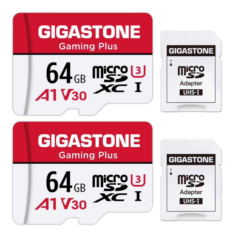 Foto 2 pulgar | Tarjeta Micro Sd Gigastone Gaming Plus 64 Gb, Paquete De 2 Unidades Nintendo - Venta Internacional.