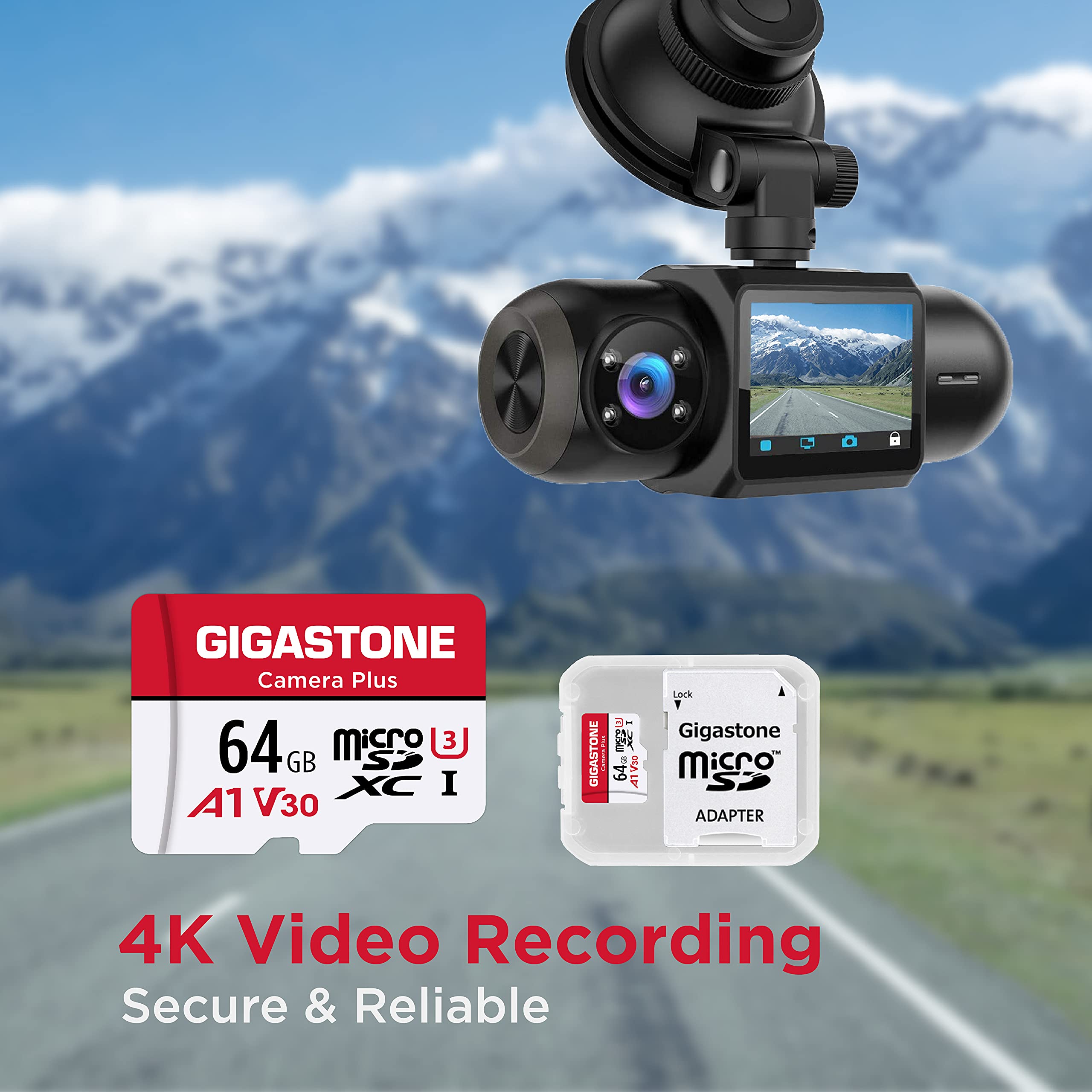 Foto 5 | Tarjeta Micro Sd Gigastone 64 Gb, Paquete De 2, Cámara Plus Uhs-i U3 V30 - Venta Internacional.