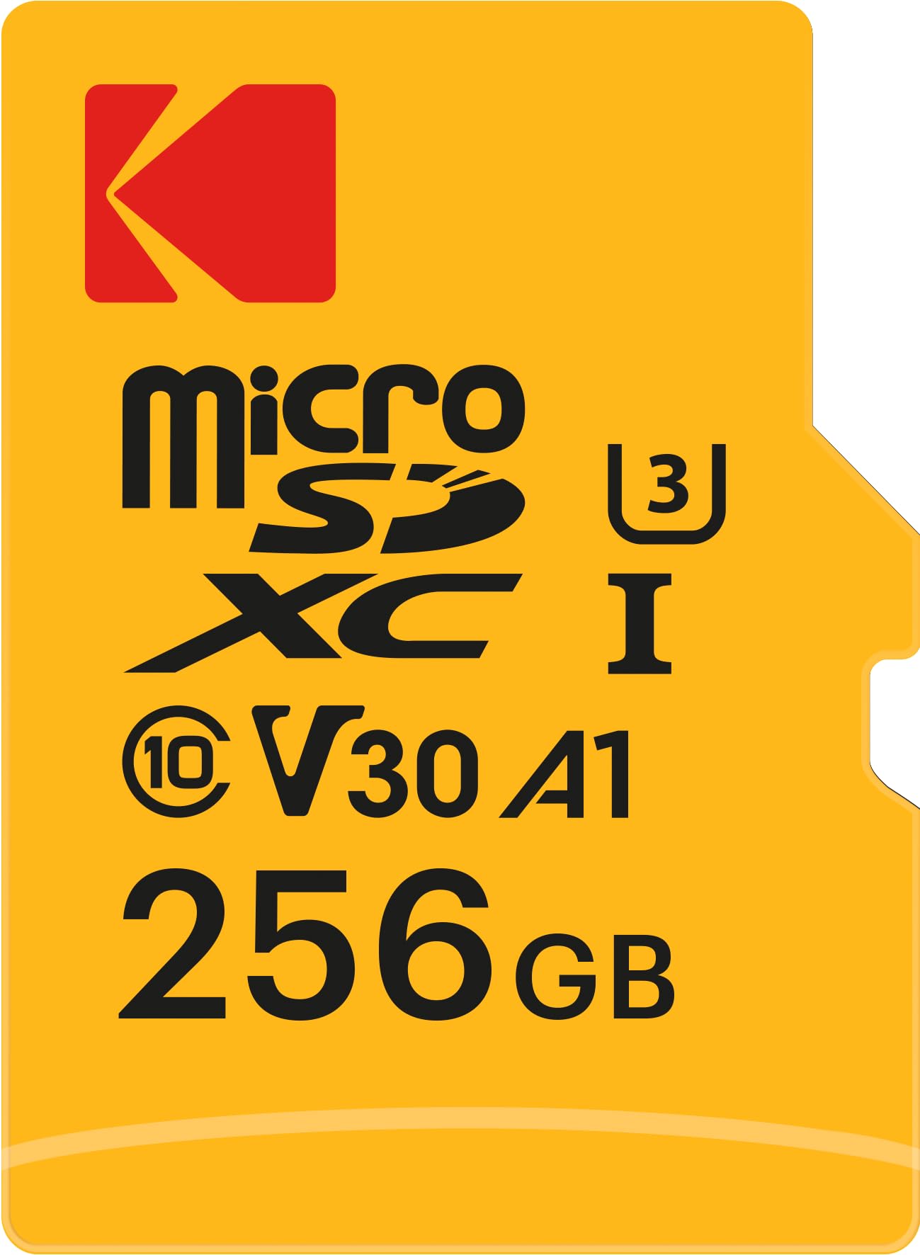 Tarjeta Microsdxc Kodak 256gb Uhs-i U3 V30 A1 Con Adaptador - Venta Internacional.