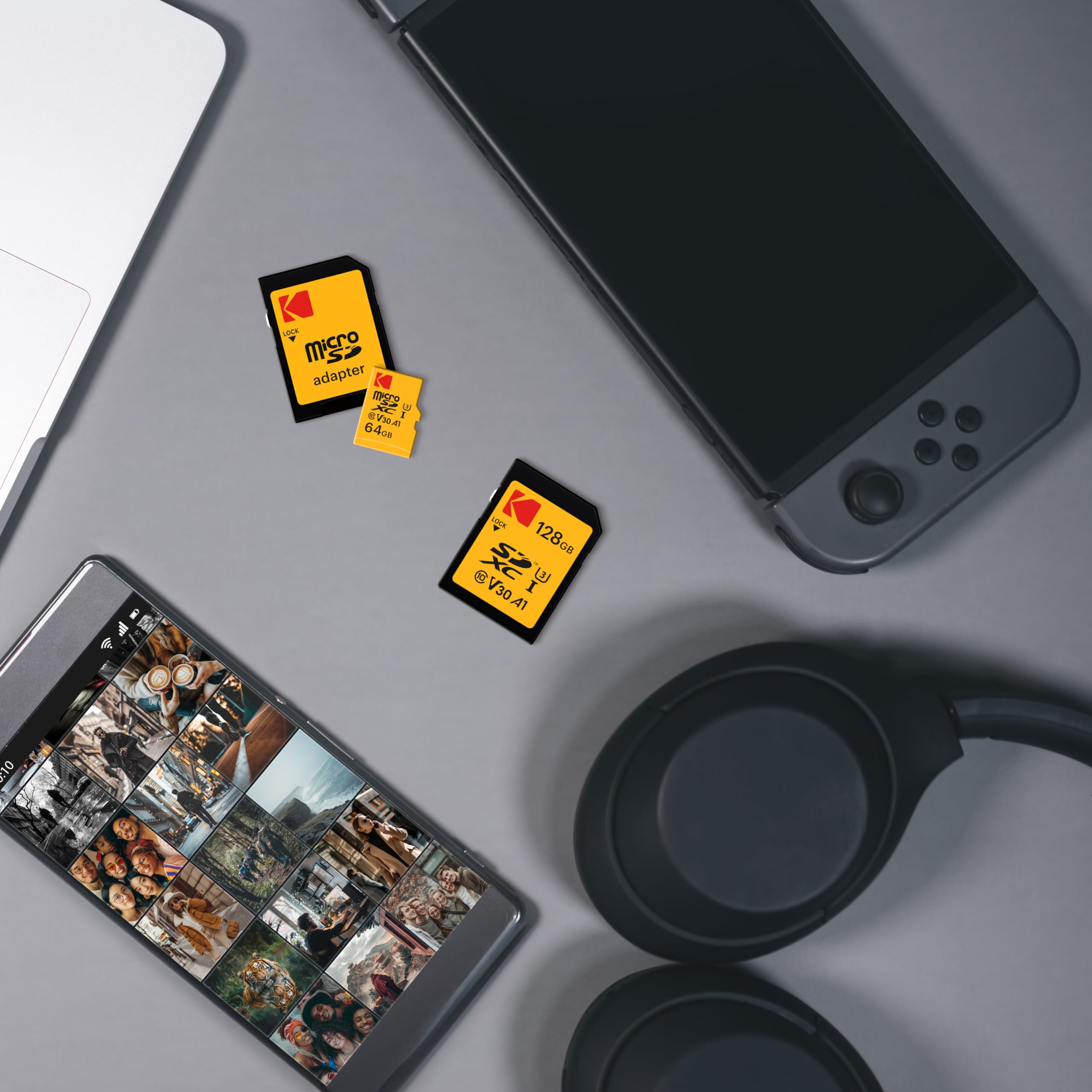 Foto 7 | Tarjeta Microsdxc Kodak 256gb Uhs-i U3 V30 A1 Con Adaptador - Venta Internacional.