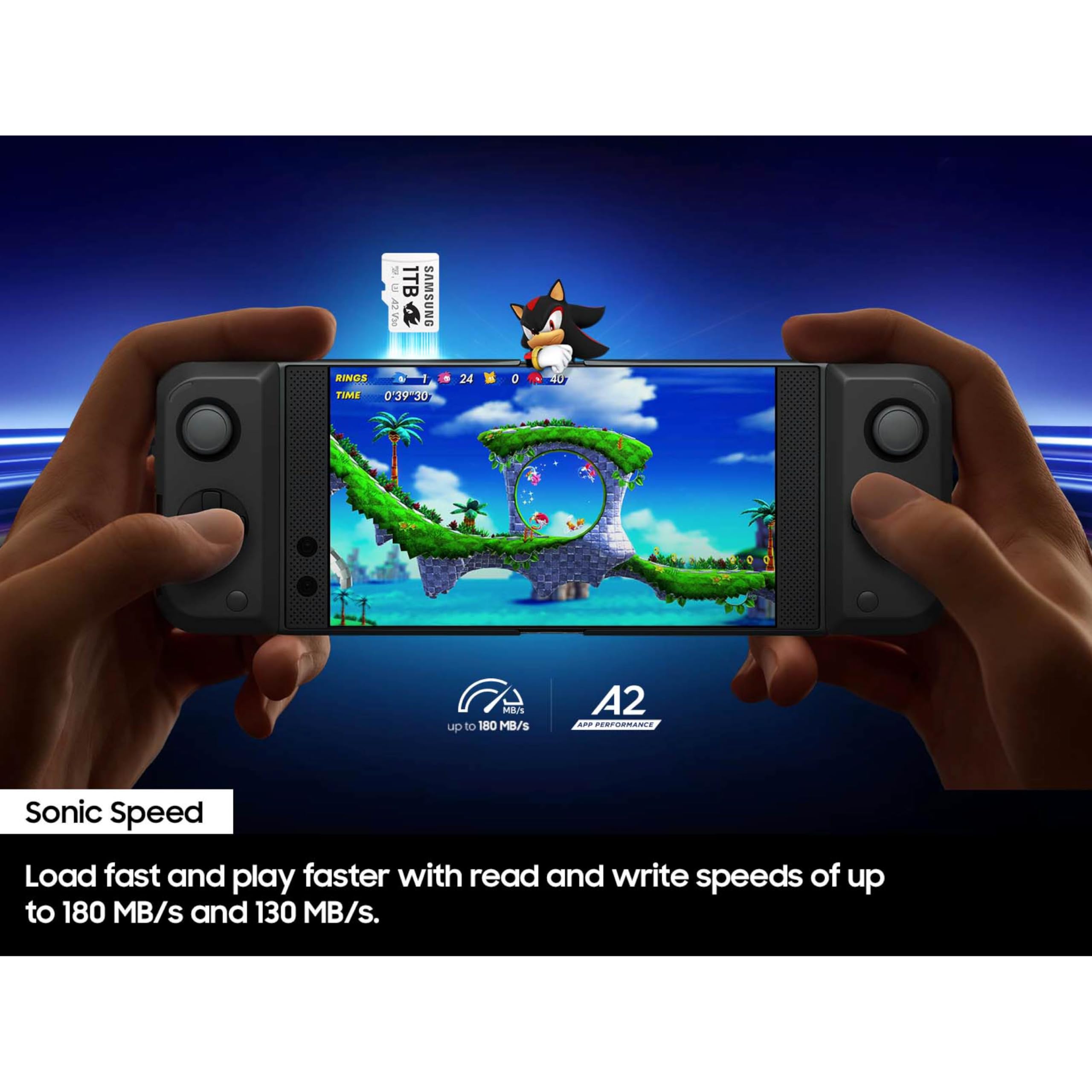 Foto 4 pulgar | Tarjeta Microsdxc Samsung Pro Plus Sonic The Hedgehog de 1 Tb - Venta Internacional