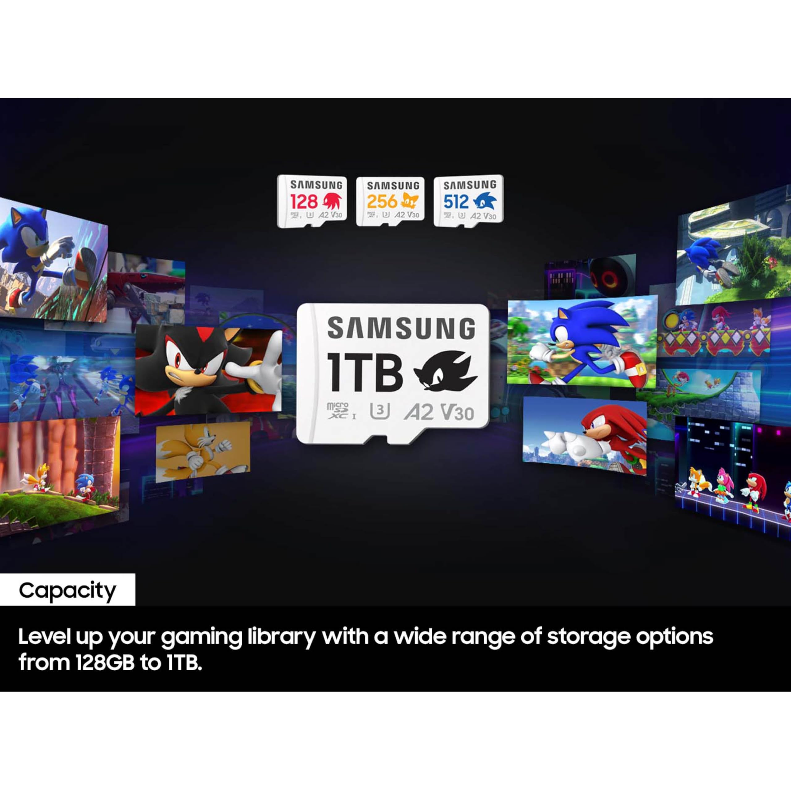 Foto 5 pulgar | Tarjeta Microsdxc Samsung Pro Plus Sonic The Hedgehog de 1 Tb - Venta Internacional